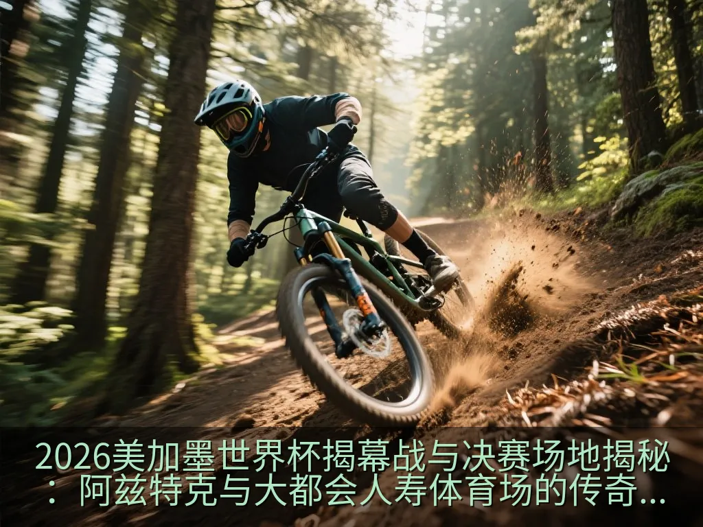 夜幕下璀璨夺目的现代大都会体育场，绚丽的LED灯光与远处的城市天际线交相辉映